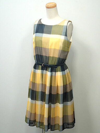 ★【送料無料】【夏物30%】当店通常9900が、BLUELABEL CRESTBRIDGE ブルーレーベル・クレストブリッジ クレストブリッジチェック シフォンプリント ワンピース 【中古】レディース ★【送料無料】【夏物30%】当店通常9900が、BLUELABEL CRESTBRIDGE ブルーレーベル・クレストブリッジ クレストブリッジチェック シフォンプリント ワンピース 【中古】レディース