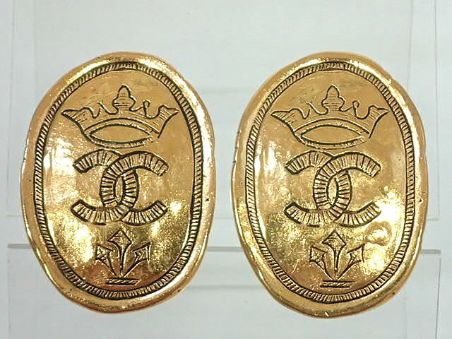 ★【送料無料】CHANEL　シャネル　イヤリング　ヴィンテージ　当店では以前99,000　【中古】レディース