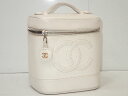 ★【送料無料】CHANEL　シャネル　縦型バニティバッグ　A01998　ヴィンテージ　【中古】あす楽対応レディース