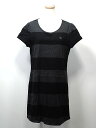 ★【送料無料】【決算30%】当店通常3300が、BURBERRY GOLF バーバリーゴルフ チュニックカットソー リバーシブル 【中古】レディース