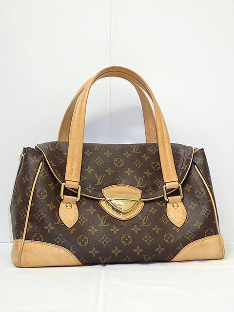 ★【送料無料】【決算10％】当店通常77000が、LOUIS　VUITTON　ルイヴィトン　モノグラム　ビバリーGM　M40120　【中古】あす楽対応レディース