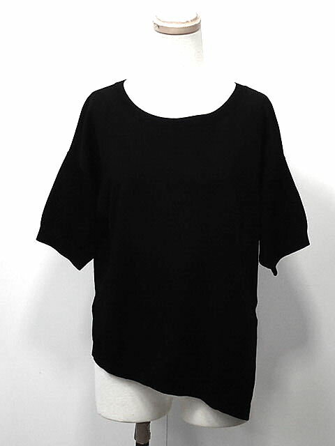 乐天商城 - ★【送料無料】theory　セオリー　ヘムニット　CREPE KNIT IRREGULAR HEM.KNIT　【中古】レディース