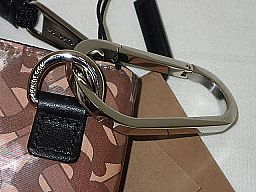 BURBERRY バーバリー ZIPPE DWALLET HOLOGRAM 3Dプリントコンパクトジップウォレット キーリング付 second-10072647 セカンド サンプル画像3