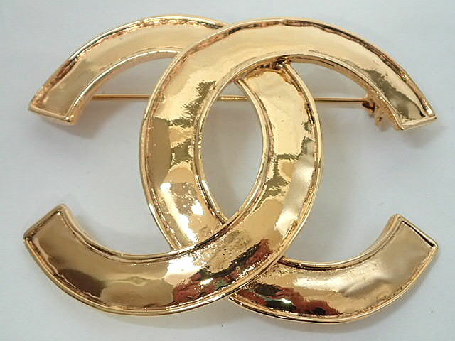 ★【送料無料】CHANEL　シャネル　ビッグ　ココ　ブローチ　94P　ヴィンテージ　【中古】レディース
