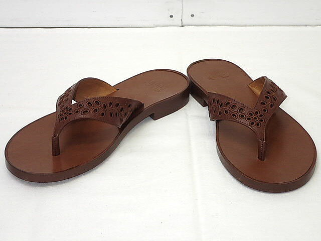 ★【送料無料】【ポイント10倍】chloe×ERES　クロエ×エレス　フラットサンダル　FLLATF SANDALS　【未使用】【中古】レディース