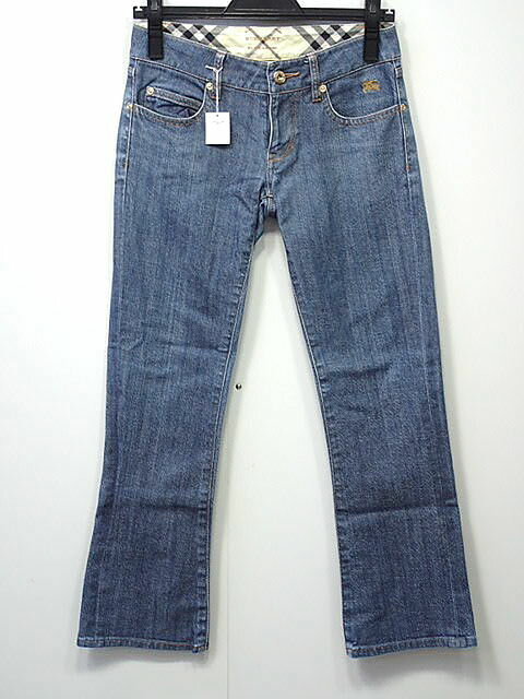 ★BURBERRY BLUELABEL　バーバリー ブルーレーベル　デニムパンツ　【中古】レディース