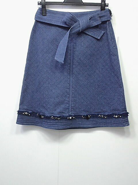 ★TO　BE　CHIC　トゥビーシック　キルトデニムスカート　レディース