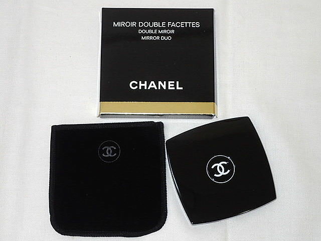 ★【送料無料】【ポイント10倍】CHANEL シャネル 「MIROIR DOUBLE FACETTES/ミロワール ドゥーブル ファセット」 コンパクトミラー 両面ダブルミラー 【中古】【未使用】レディース