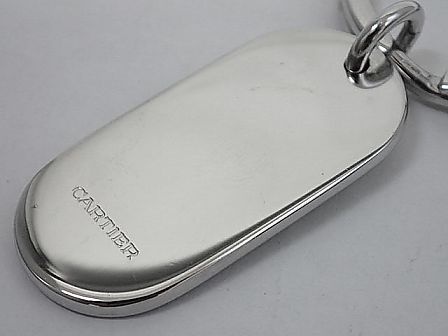 ★【送料無料】CARTIER　カルティエ　ロゴ　キーリング/チャーム　T1220153　【中古...