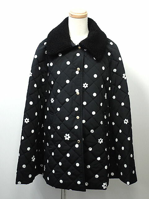 ★【送料無料】Rosy Monster ロージーモンスター fiower dot quilting Cape アウター 【中古】レディース