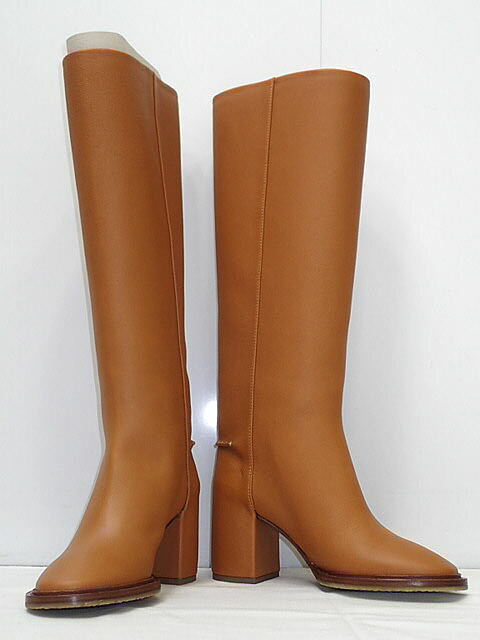 ★【送料無料】【ポイント10倍】chloe　クロエ　ロングブーツ　「EDITH」　CHC121W519V321037E　【中古】【未使用】レディース