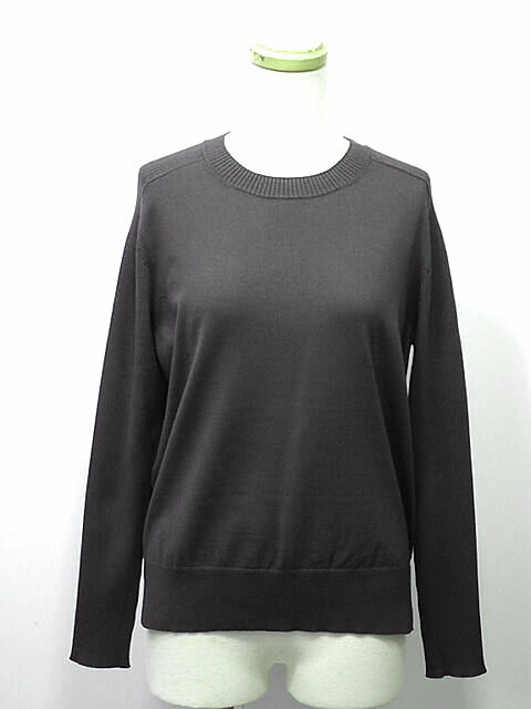 ★BEIGE，S　ベイジS　（WEB限定・洗える）ストレッチクルーネックリブニットプルオーバー　「WILLOW」　スモールサイズ　レディース