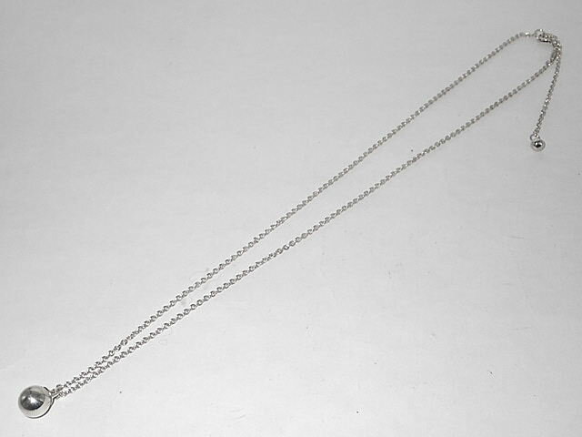 ★【送料無料】【ポイント10倍】TIFFANY　ティファニー　ハードウエアボール　ペンダント　ネックレス　ミニ　8mm　【中古】レディース