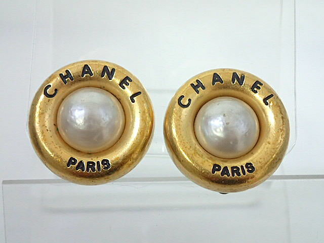★CHANEL　シャネル　イヤリング　95P　ヴィンテージ　レディース