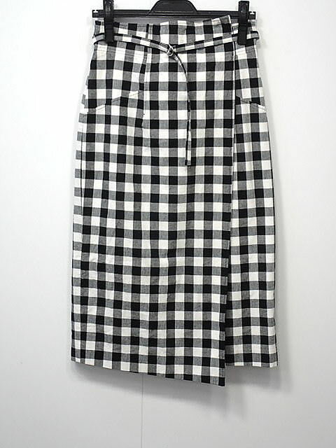 乐天商城 - ★JUSGLITTY　ジャスグリッティー　ラップ風タイトスカート　【中古】レディース