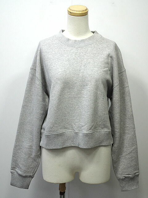 ★【送料無料】【ポイント10倍】IENA　イエナ　コットン裏毛クロップドプルオーバー　【中古】レディース