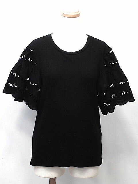 ★ZARA ザラ スリーブエンブロイダリー 【中古】レディース