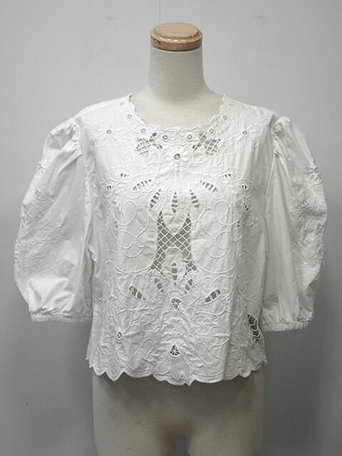 乐天商城 - ★ZARA　ザラ　ロマンティックブラウス　【中古】レディース