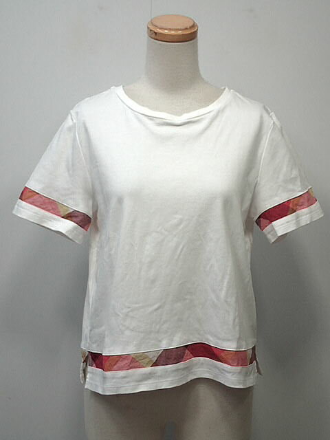 ★BLUELABEL　CRESTBRIDGE　ブルーレーベル・クレストブリッジ　バイオシルケットスムースTシャツ　レディース