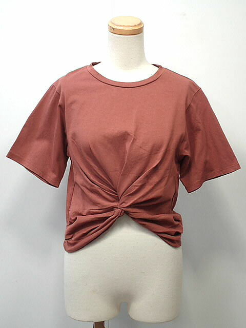 乐天商城 - ★BEAUTY＆YOUTH　UNITED　ARROWS　ビューティー＆ユース ユナイテッドアローズ　フロントクロシェショートT　【中古】レディース