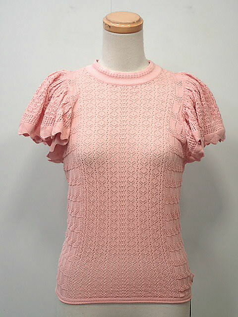 乐天商城 - ★eimyistoire　エイミーイストワール　ケープスリーブ　OPEN WORK KNIT　【中古】【未使用ウ】レディース