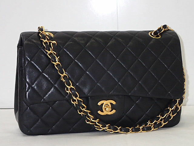 乐天商城 - ★【送料無料】CHANEL　シャネル　マトラッセ　チェーンショルダーバッグ　ダブル/Wフラップ　W25　A01112　【中古】レディース