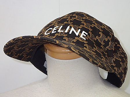 乐天商城 - ★【送料無料】CELINE　セリーヌ　トリオンフ　ベースボールキャップ　帽子　2AUA1731Q　【中古】レディース、メンズ