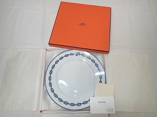 【新品】HERMES エルメス シェーヌダンクル 27cm プレート 皿 楽天市場】エルメス シェーヌダンクル プレート 27の通販