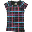 uSi5-10{ 2608vy䂤pPbgzm[~X NOMIS Hand Drawn Plaid Tee FBLACKy09-10@fB[Xzycat-fsz