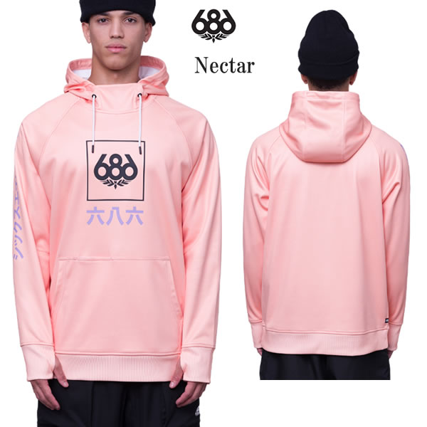 Other - 23-24 686 撥水パーカー BONDED FLEECE PULLOVER HOODY M3WNCS112: 正規品/メンズ/スノーボードウエア/パーカー/スノボ/snow