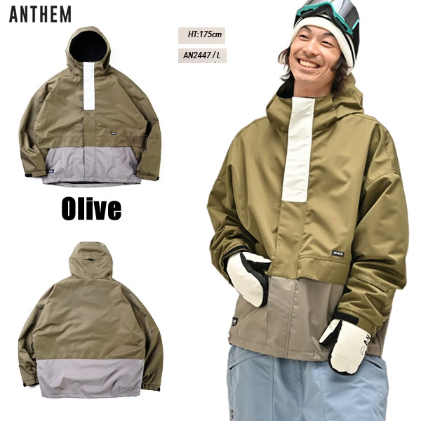 24-25 ANTHEM ジャケット CAVACON JACKET AN2447: 正規品/メンズ/レディース/スノーボードウエア/アンセム/スノボ
