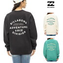 23FW レディース BILLABONG クルースウェット ADIV WARM SWEAT CREW BD014-010: 正規品/ビラボン/BD014010/...