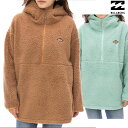24FW レディース BILLABONG フリースジャケット FURBOA HALF ZIP BE014-300: 正規品/ビラボン/BE014300/cat-...