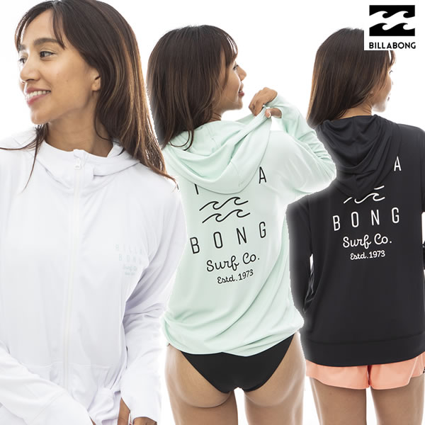 「全品5-10倍 21日08時迄」【ゆうパケット】24SS レディース BILLABONG ラッシュガード LOOSE ZIP UP HOOD BE013-862: 正規品/ビラボン/長袖/BE013862/surf