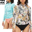 22SS レディース BILLABONG タッパー PEEKY JACKET BC013-880: 国内正規品/ビラボン/長袖/BC013880/ウエットスーツ...