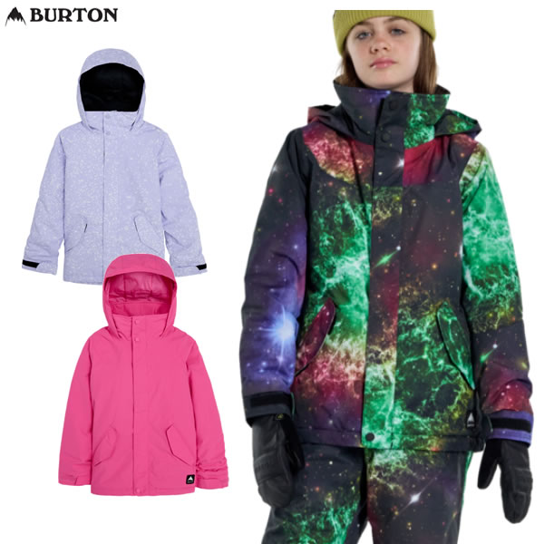 23-24 子供用 BURTON ジャケット Girls 039 Elodie Jacket 13045109: 正規品/バートン/スノーボードウエア/ジュニア/キッズ/スノボ/エロディー/snow