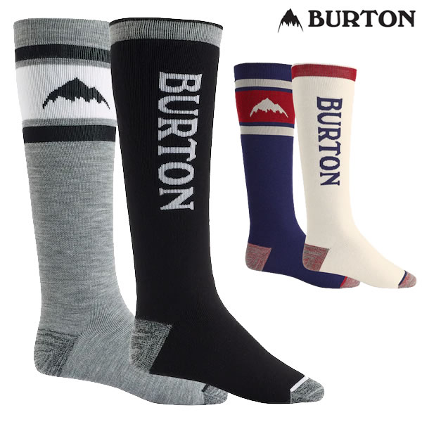 全品10倍 11日02時迄 23-24 BURTON ソックス2足パック Weekend Midweight Sock 2pk 14926103: 正規品/メンズ/スノーボードウエア/バートン/スノボ/snow