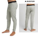 「全品5-10倍 5月1日迄」22-23 BURTON ファーストレイヤー Midweight Pant 10263107:正規品/バートン/スノーボード/インナー/ロングパンツ/snow/スノボ