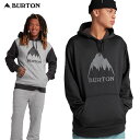 24-25 BURTON パーカー Oak Pullover Hoodie 16223112: 正規品/バートン/メンズ/スノーボード/ウエア/ウェア/スノボ/snow