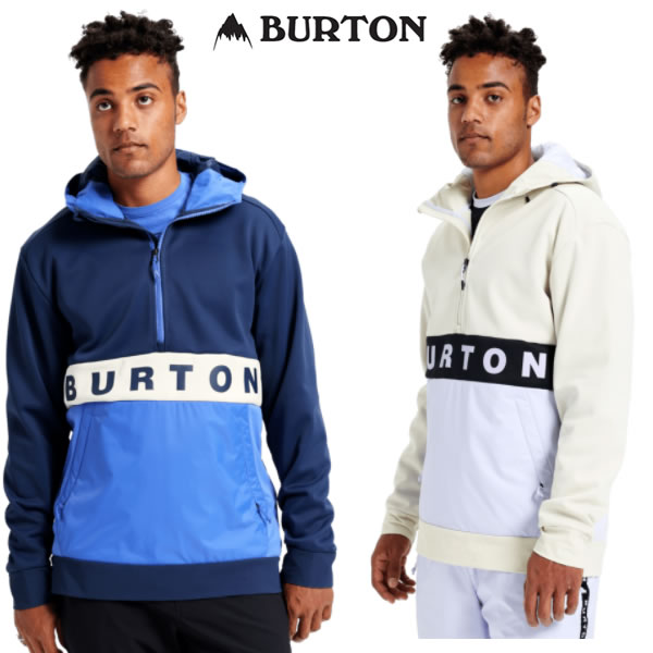 「全品10倍 11日02時迄」21-22 BURTON 撥水パーカー Crown Weatherproof Performance Fleece 21740105: 正規品/バートン/メンズ/スノーボード/ウエア/アノラック/スノボ/snow