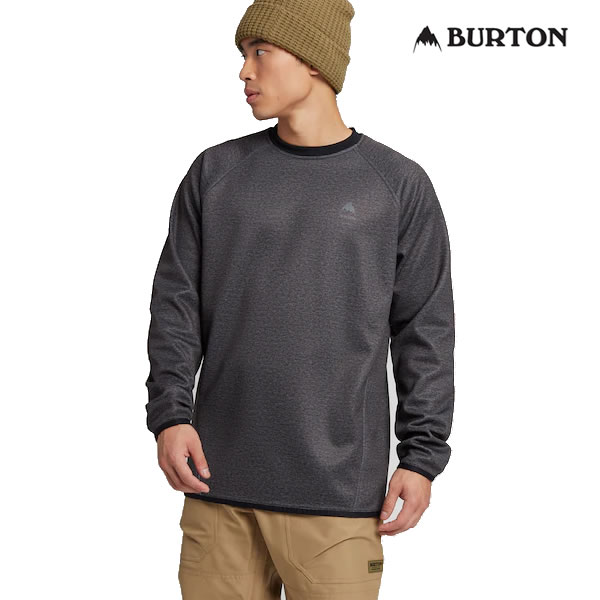 22-23 BURTON ボンデッドクルー Crown Weatherproof Pullover Crew 22022100: 正規品/バートン/メンズ/スノーボード/ウエア/ウェア/トレーナー/スノボ/snow