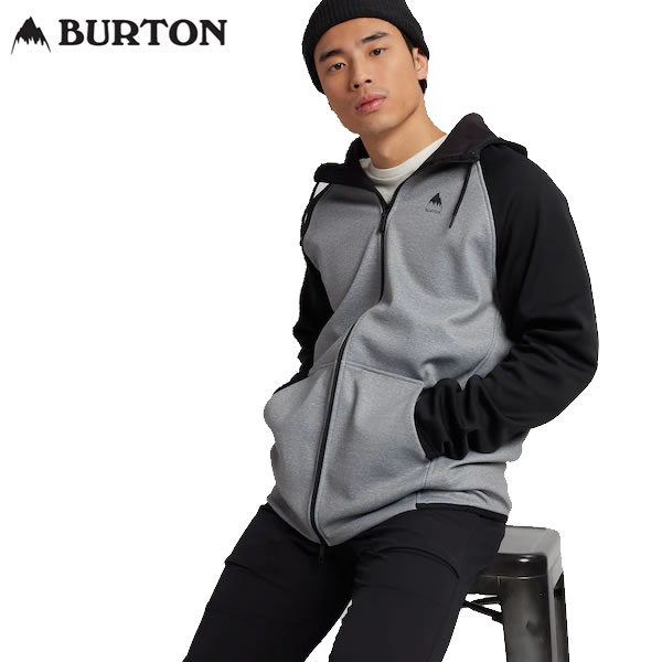 「全品5倍 9日12時迄」21-22 BURTON 撥水パーカー Crown Weatherproof FZ 22023100: 正規品/バートン/メンズ/スノーボード/ウエア/ウェア/スノボ/snow