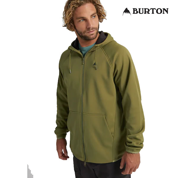 「全品5倍 9日12時迄」22-23 BURTON 撥水パーカー Crown Weatherproof FZ 22023100: 正規品/バートン/メンズ/スノーボード/ウエア/ウェア/スノボ/snow