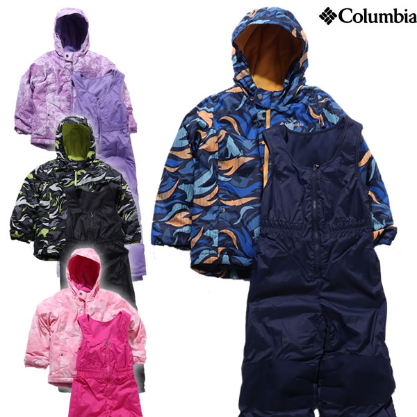 「全品5-10倍 13日08時迄」23-24 子供用 COLUMBIA スノーウェア Frosty Slope SET SY1092: 正規品/コロンビア/スノーボード/スキー/ジュニア/キッズ/snow