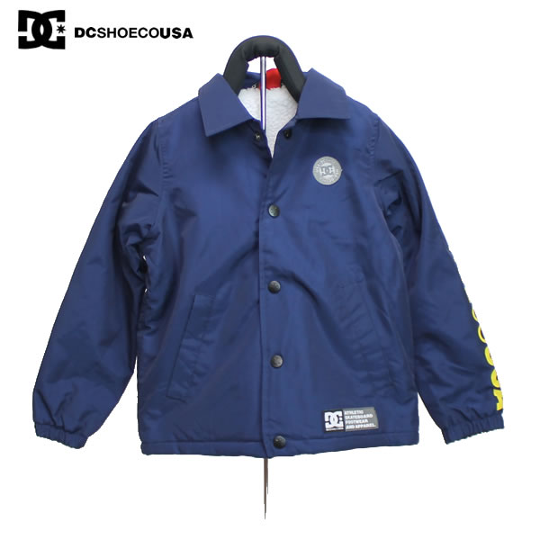 「全品10倍 2日14時〜6日12時迄」18FA 子供用 DC SHOES コーチジャケット KD BOA LINER COACH JACKET 7410j872: nvy 国内正規品/スノーボード/ジュニア/キッズ/snow/スノボ