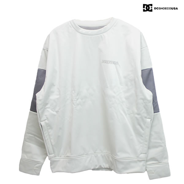 「全品5-15倍 4日12時-09日08時迄」Lのみ DC SHOES クルースウェット DC SNOW CREWNECK DPO233905: 正規品/メンズ/スノーボードウエア/トレーナー/スノボ/snow