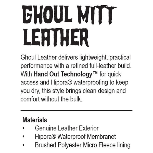 「全品2-15倍 16日08時迄」【予約商品】26-27 DEATHGRIP GLOVE CO. グローブ Ghoul...