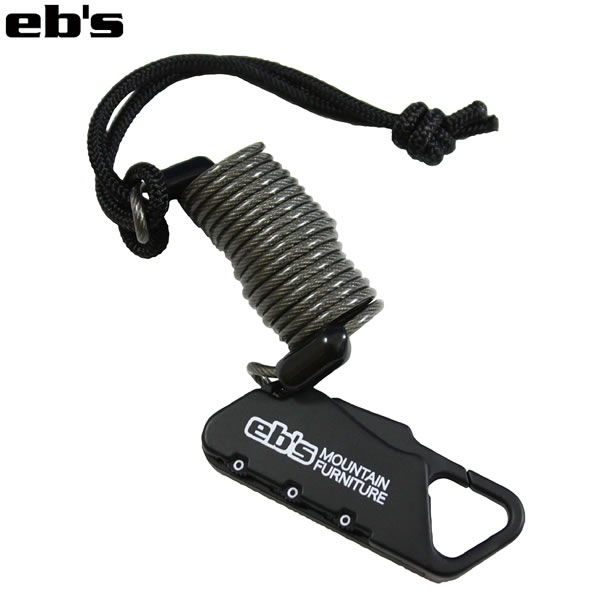 【ゆうパケット】23-24 EB'S ロックリーシュコード LOCK LEASH 4300709: 正規品/エビス/スノーボード/鍵/snow