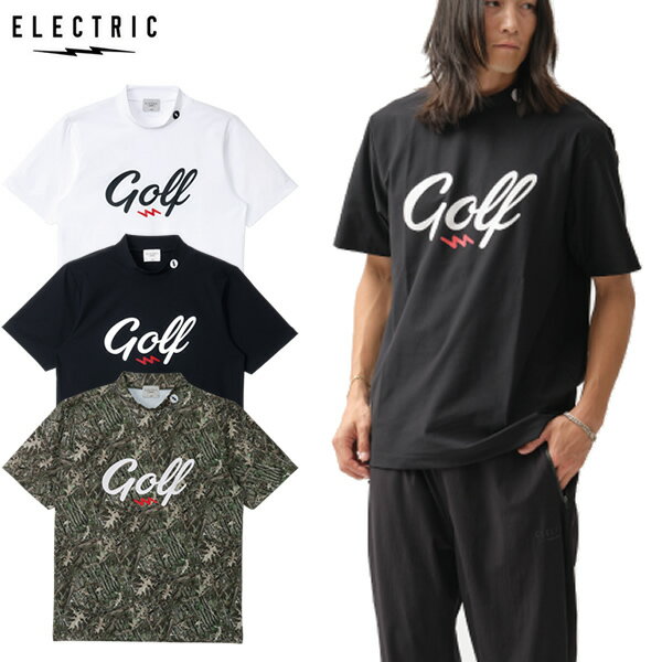 Rakuten - 「全品2-15倍 11日02時迄」【ゆうパケット】26SS ELECTRIC ゴルフ モックシャツ EG26ST04 GOLF LOGO DRY MOCK NECK S/S TEE： 正規品/エレクトリック/メンズ