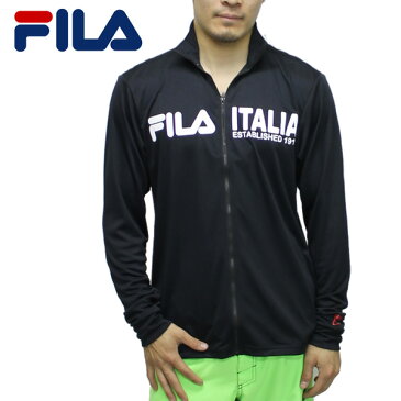 「全品5倍 5月1日18時〜7日迄」【ゆうパケット】18SS FILA ラッシュガード 428-286: bk 国内正規品/フィラ/メンズ/長袖/428286/surf